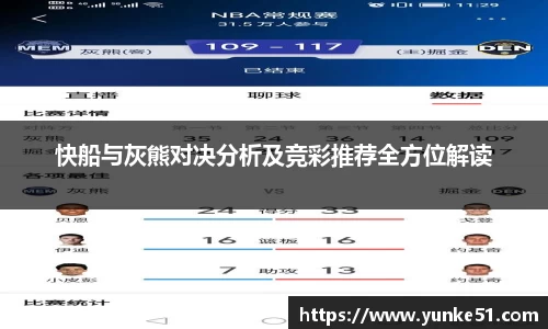 快船与灰熊对决分析及竞彩推荐全方位解读